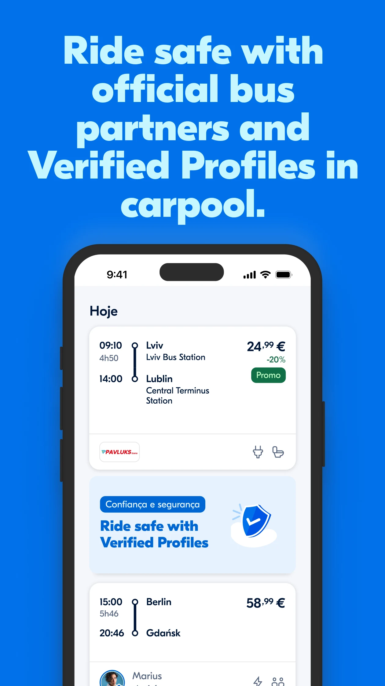 BlaBlaCar: Carpooling and Bus screenshot