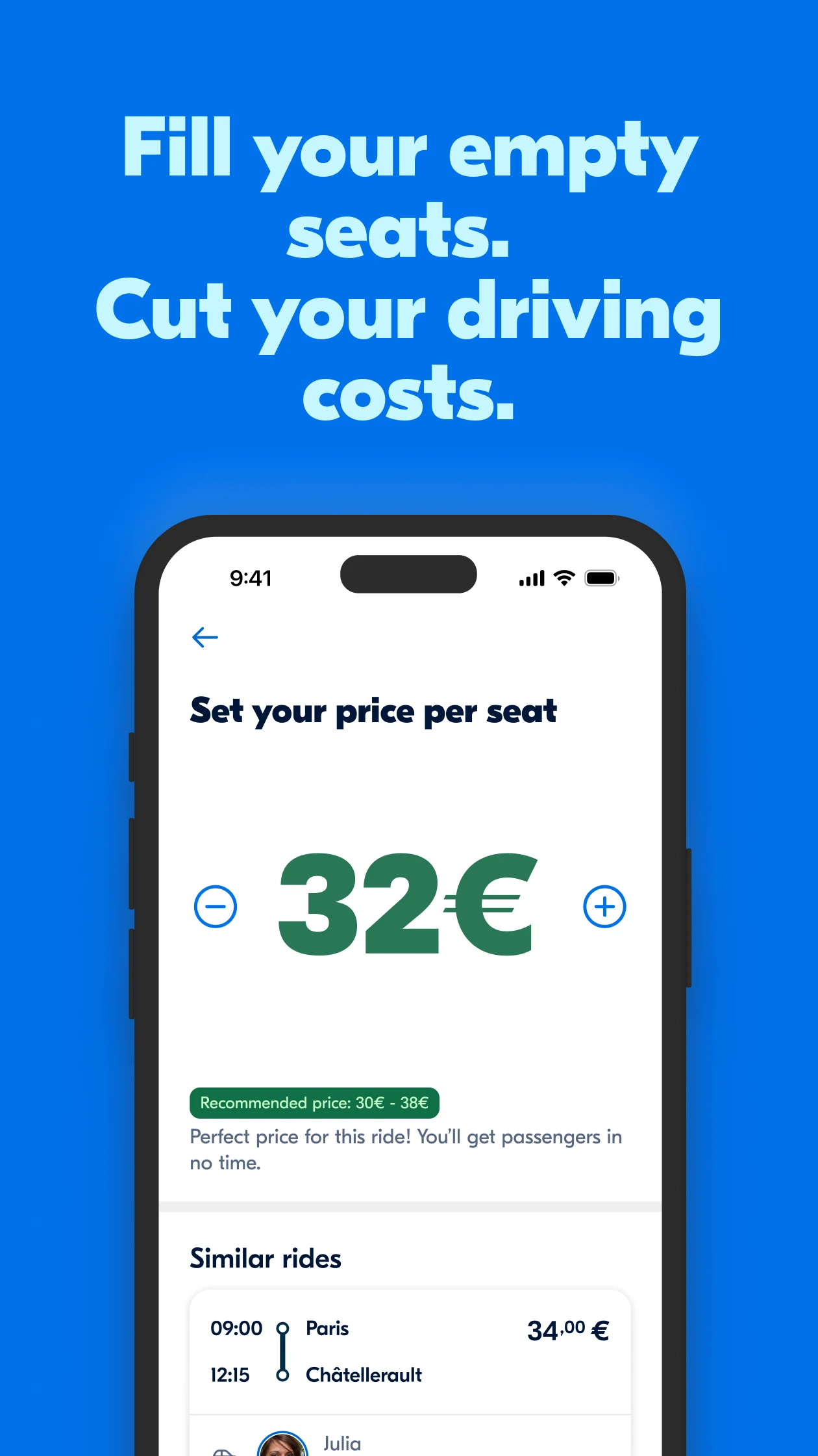BlaBlaCar: Carpooling and Bus screenshot